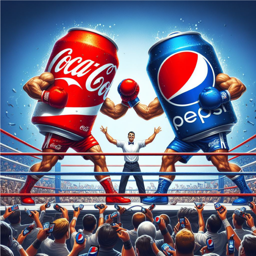 CocaCola vs Pespsi, a long life brand competition